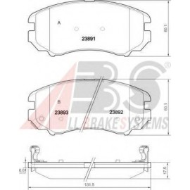 STABDŽIŲ TRINKELIŲ KOMPLEKTAS HYUNDAI SONATA 01-05,COUPE 02-