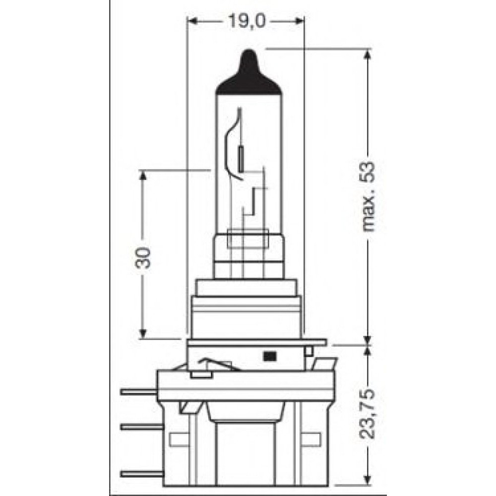 LEMPUTĖ H15 12V 15/55W PGJ23T-1 55/15