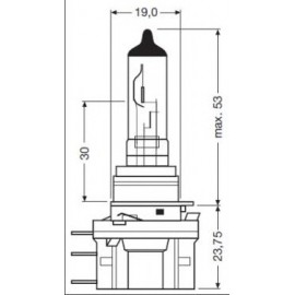 LEMPUTĖ H15 12V 15/55W PGJ23T-1 55/15